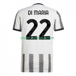 Camisola Juventus Di Maria 22 Homem Equipamento Primeiro 2022-2023 Manga Curta